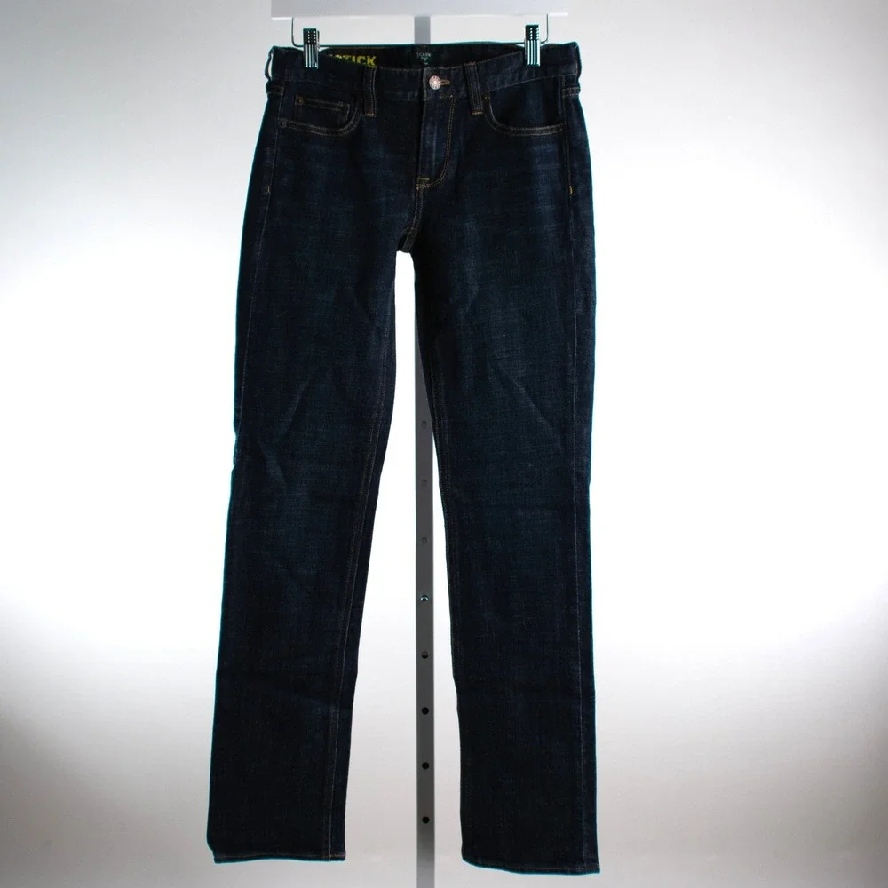 J. Crew‎ Factory Matchstick Womens Dark Wash Denim Jeans Slim Fit 26R
